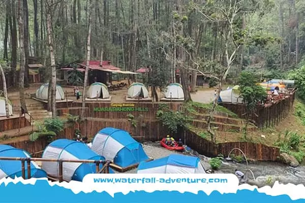 camping riverside murah